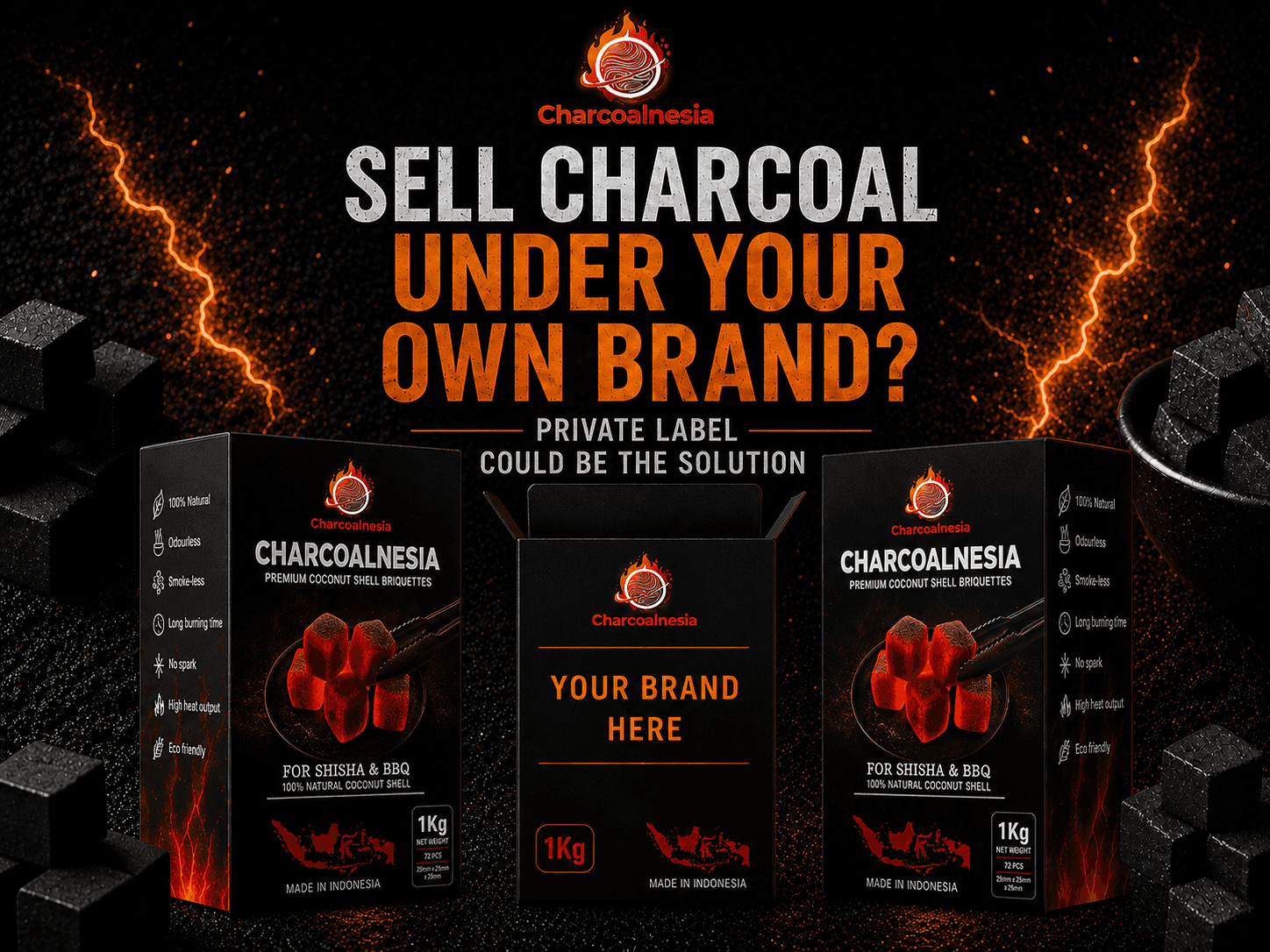 OEM Charcoal Manufacturing: Build Your Own Brand