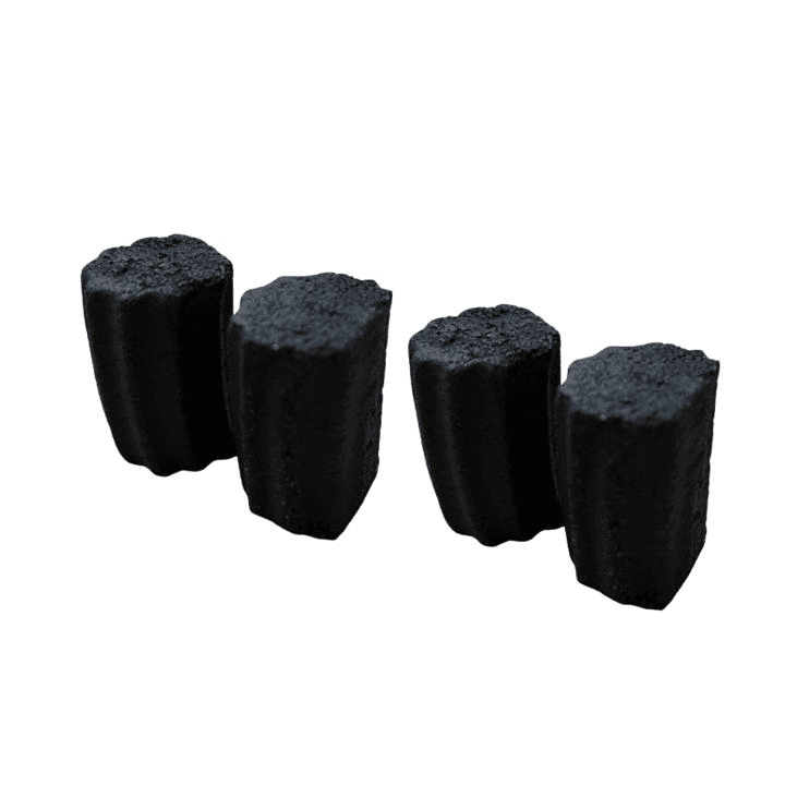 Star-Shaped Charcoal Briquettes